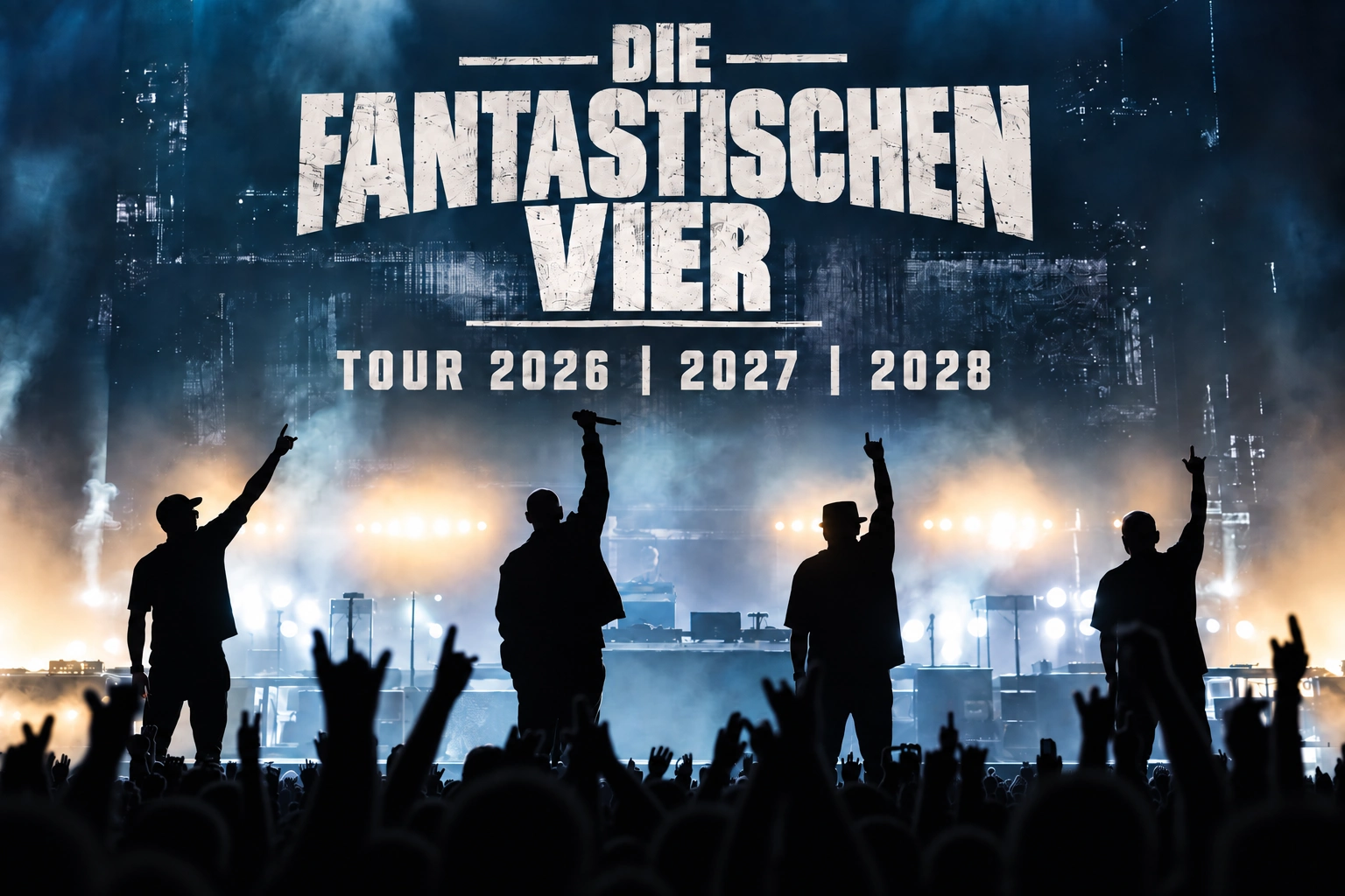 Billets Die Fantastischen Vier – Tournée 2026 & 2027 et dates supplémentaires 2028