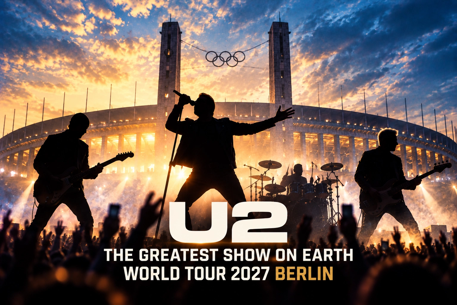 U2 Berlin 2027 : Concert unique en Allemagne au stade Olympique confirmé
